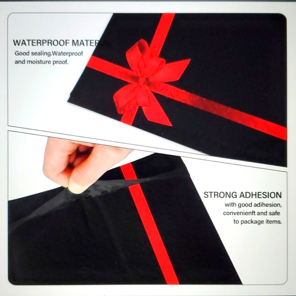 NEW: (5) BUBBLED HOLIDAY POLYMAILERS - Picture 3 of 6